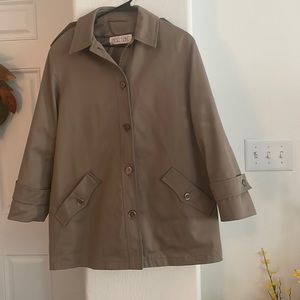 Lindsey Blake Short Trench Button Up Jacket Coat Size 10